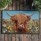 Countryside Highland Doormat - Nature Design | Printed Welcome Doormat