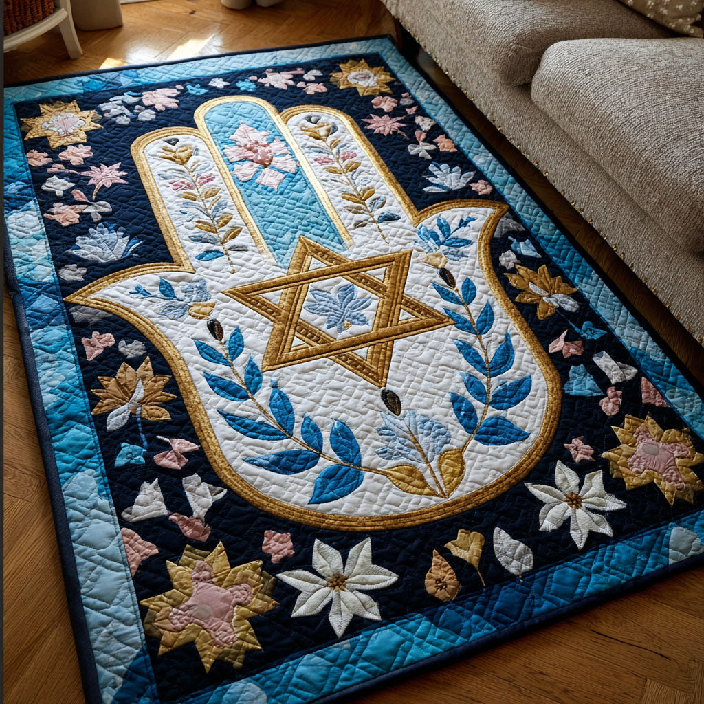 Covenant Patterns area rug in a living room