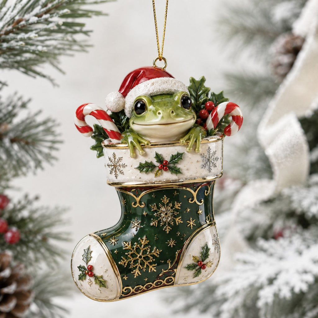 Golden Hive Bloom Stained Glass Window Hanging Suncatcher Christmas Ornament