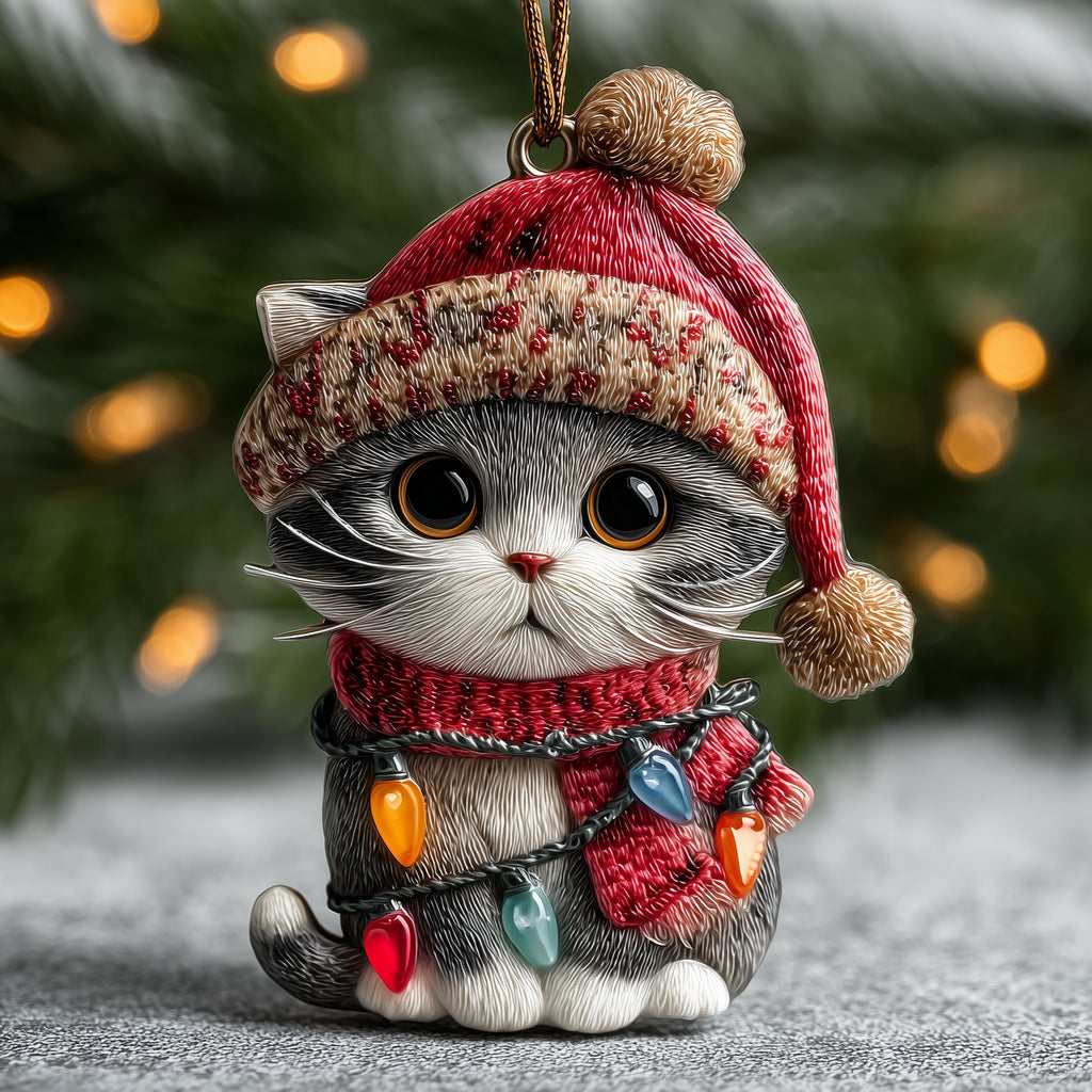 Cozy Paws Christmas Ornament