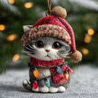 Cozy Paws Christmas Ornament