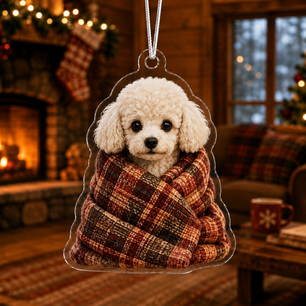 Mystic Wolf Eyes Christmas Ornament