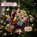 Cozy Quilting Christmas Ornament