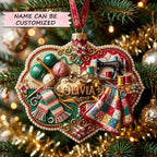 Cozy Sewing Christmas Ornament