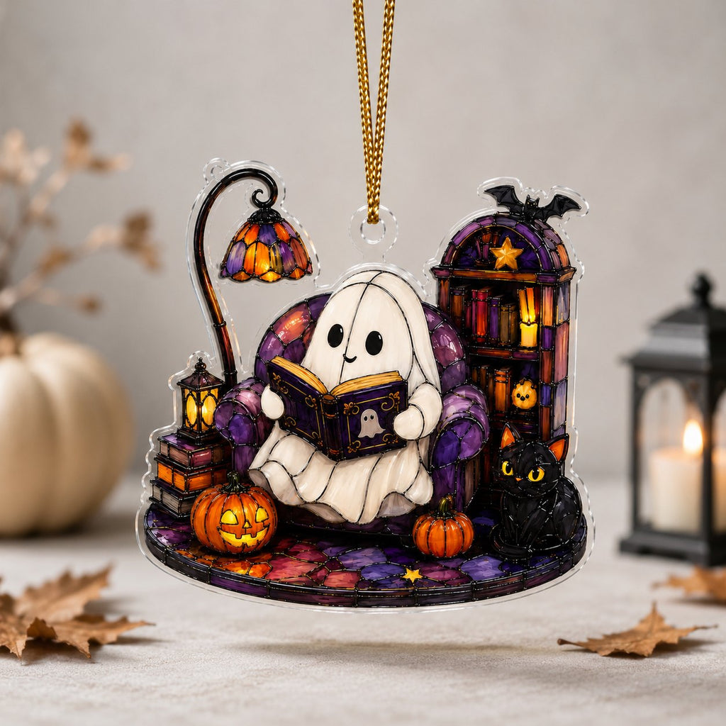 Cozy Spooky Christmas Ornament
