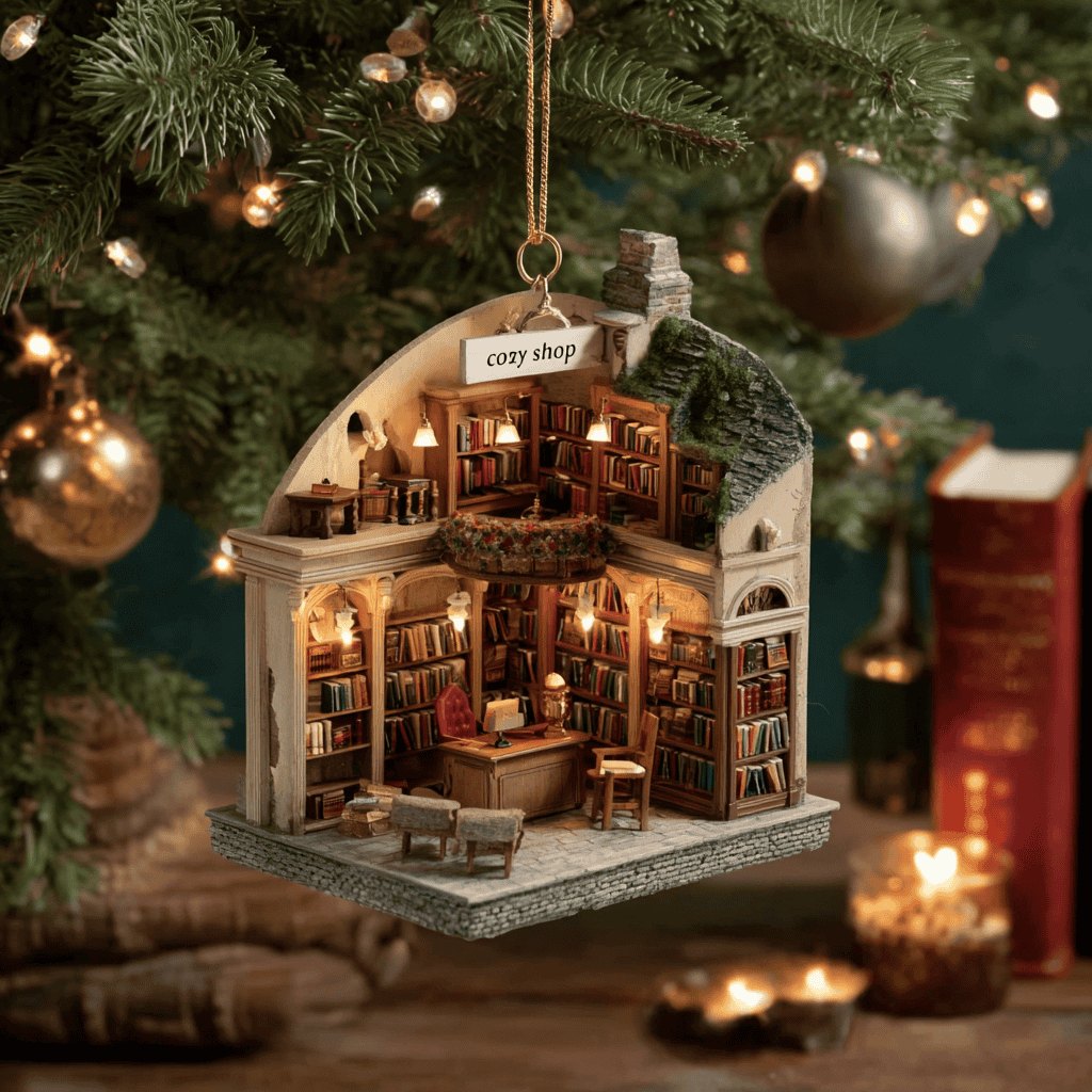Cozy Tome Christmas Ornament