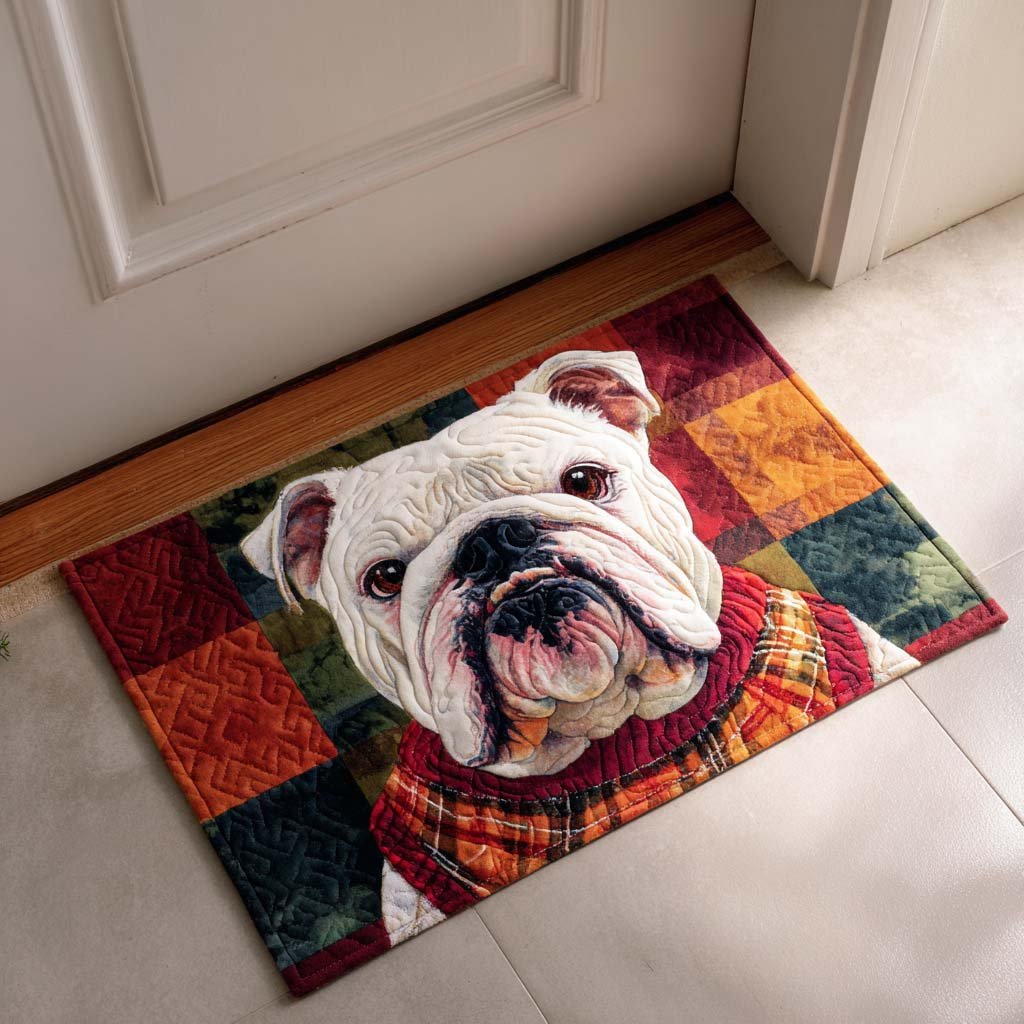 Cozy Bulldog Doormat - Cute Animal Design | Printed Welcome Doormat