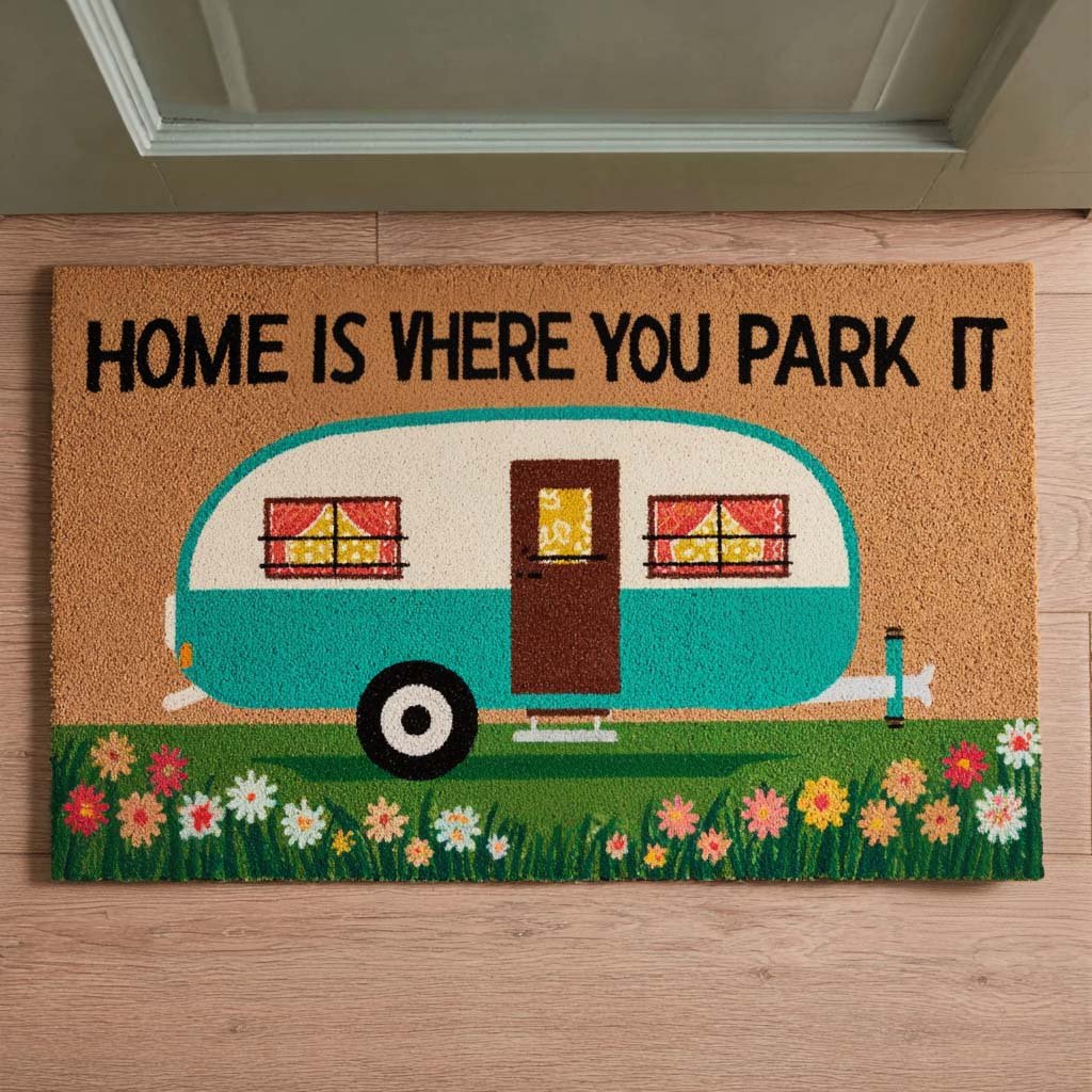 Cozy Camper Doormat - Nature Design | Printed Welcome Doormat
