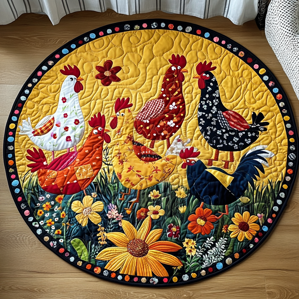 Cozy Coop Round Mat Rug NCU0TL1429