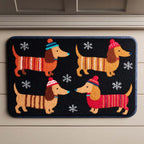 Cozy Dachshunds Doormat - Nature Design | Printed Welcome Doormat