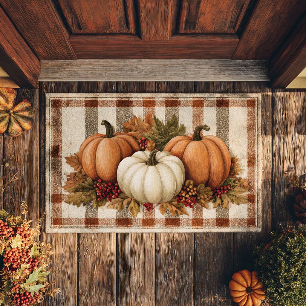 Cozy Fall Doormat - Nature Design | Printed Welcome Doormat