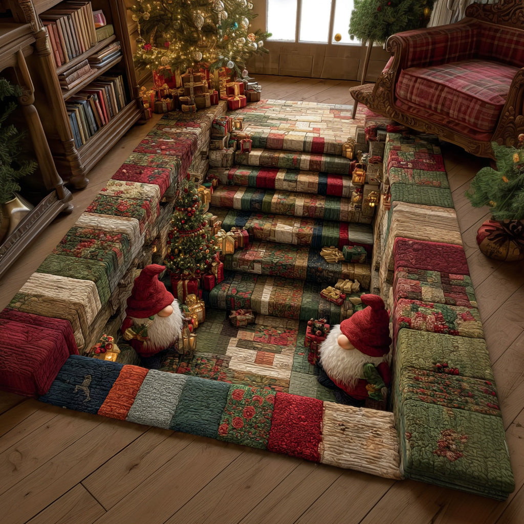 Cozy Gnome area rug in a living room
