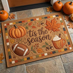 Cozy Harvest Season Doormat - Seasonal Holiday Design | Printed Welcome Doormat