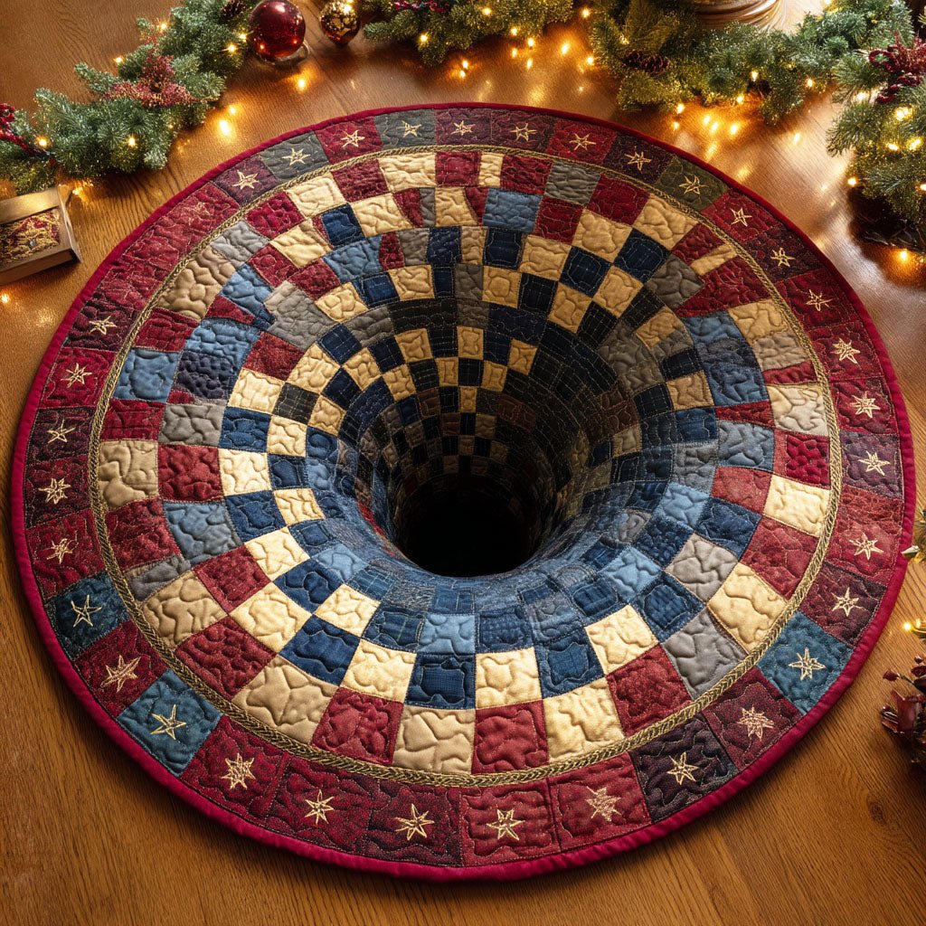Cozy Night Round Mat Rug - washable non-slip printed rug