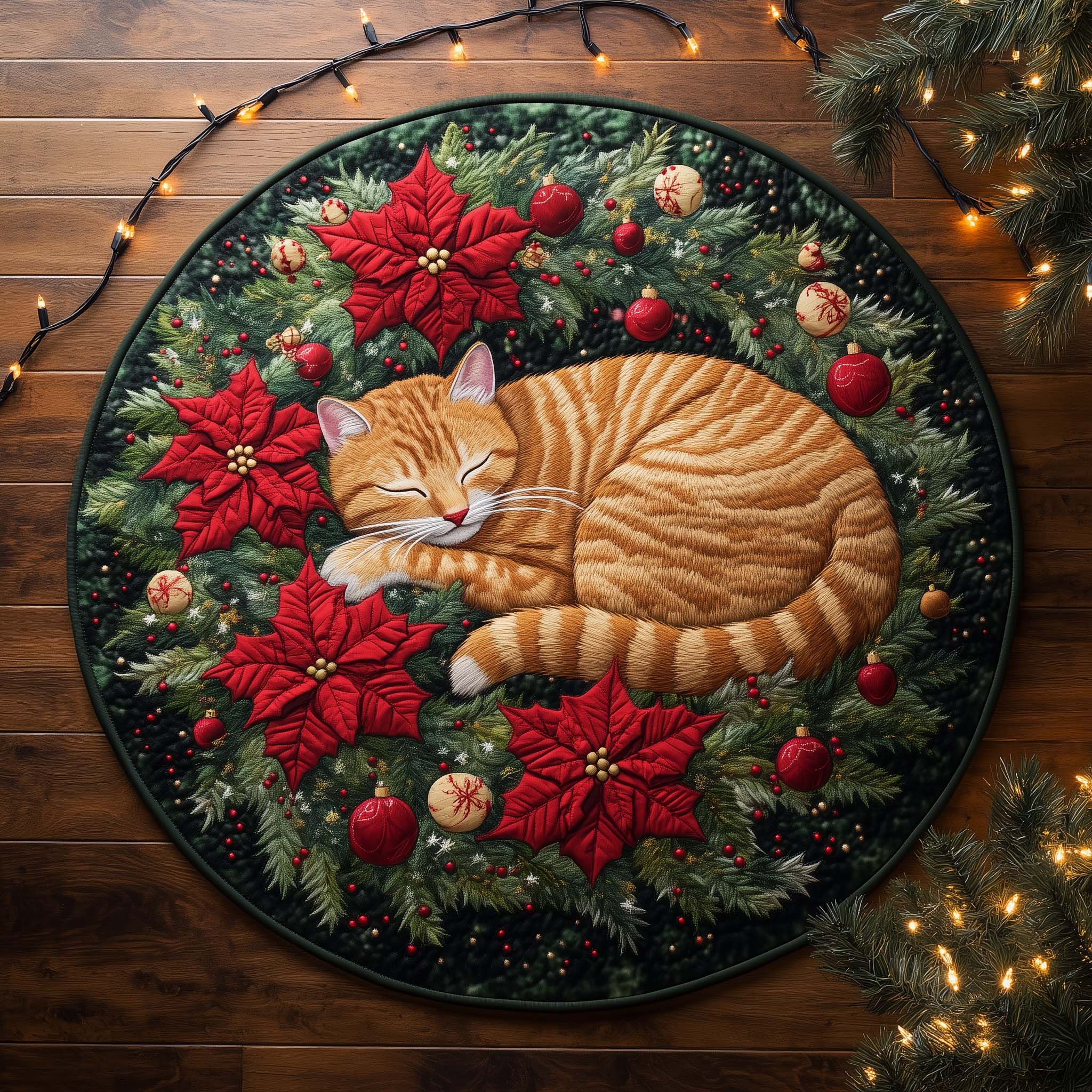 Cozy Serenity Round Mat Rug