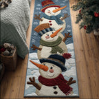 Cozy Snow Parade Runner Carpet Runner Rug - Cute Pet Design | Animal Printed Runner Rug