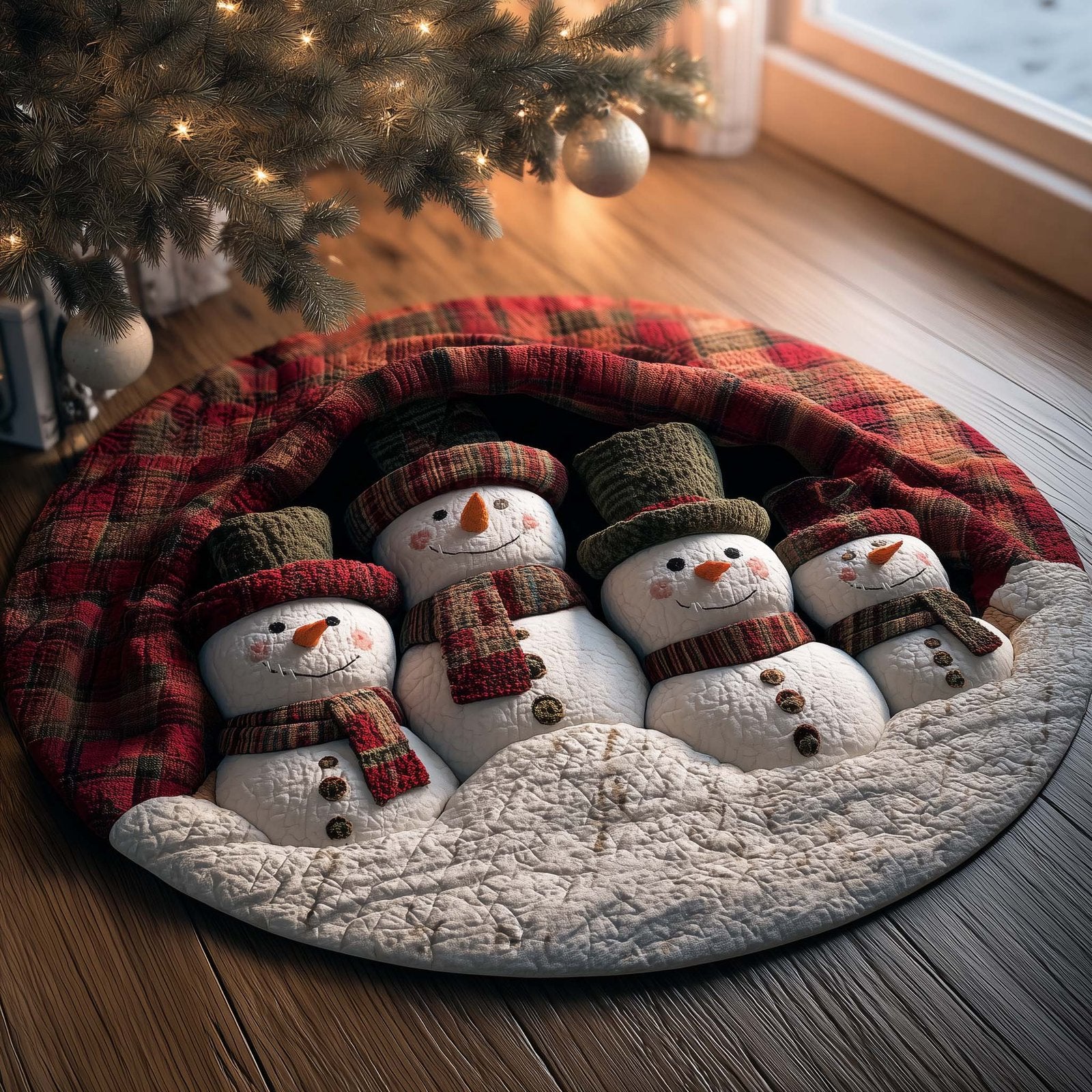 Cozy Together Round Mat Rug - Nature Design | Serene Home Decor