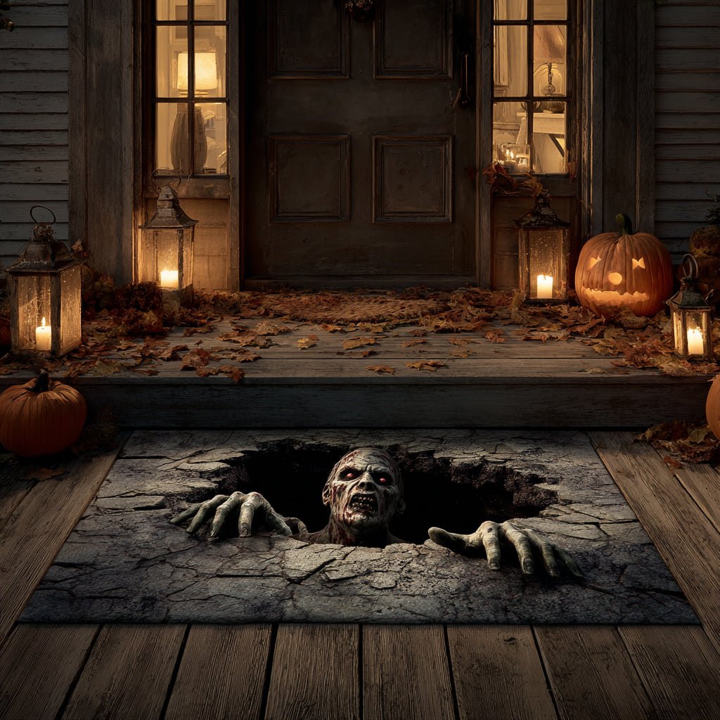 Cracked Zombie Stone Doormat - Nature Design | Printed Welcome Doormat