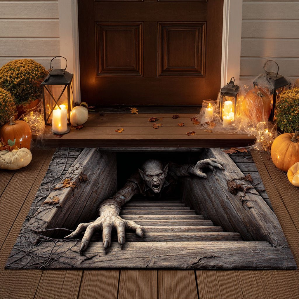 Creeping Ghoul Doormat - Nature Design | Printed Welcome Doormat