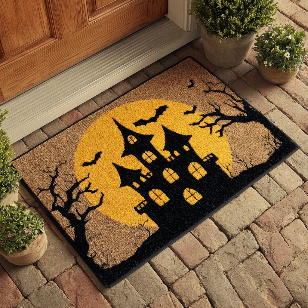 Creepy Castle Doormat - Nature Design | Printed Welcome Doormat
