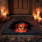 Creepy Clown Doormat - Nature Design | Printed Welcome Doormat