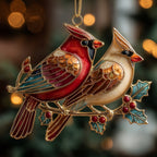 Crimson Light Christmas Ornament