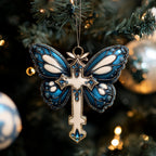 Cross of Compassion Christmas Ornament