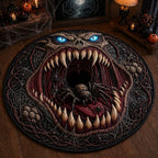 Crypt Arachnid Round Mat Rug - washable non-slip printed rug