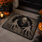 Crypt Ghoul Doormat - Nature Design | Printed Welcome Doormat - washable non-slip printed rug
