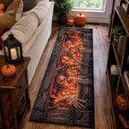 Crypt Guardian Runner Carpet Runner Rug - Cute Pet Design | Animal Printed Runner Rug