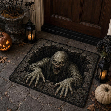 Crypt Zombie Doormat - Nature Design | Printed Welcome Doormat