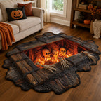 Crypt of Lost Souls Custom Shape Area Rug - Nature Design | Die-Cut Non-Slip Rug - washable non-slip printed rug