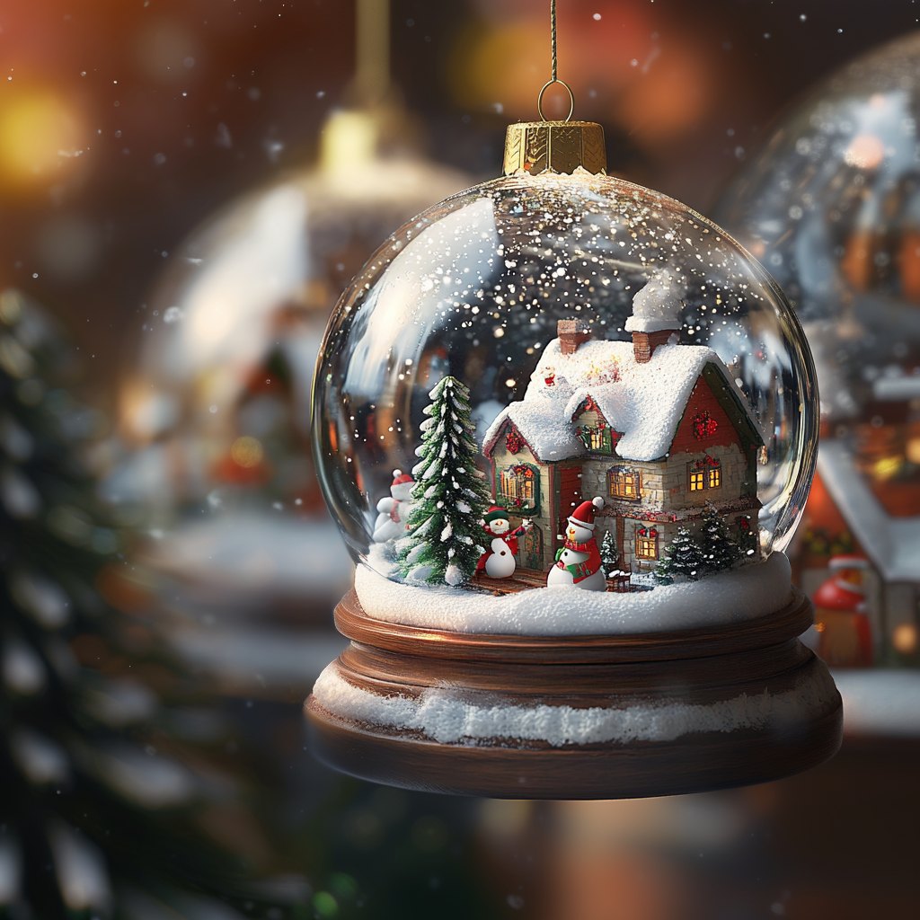 Crystal Snowflakes Christmas Ornament
