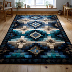 Cultural Echo area rug in a living room