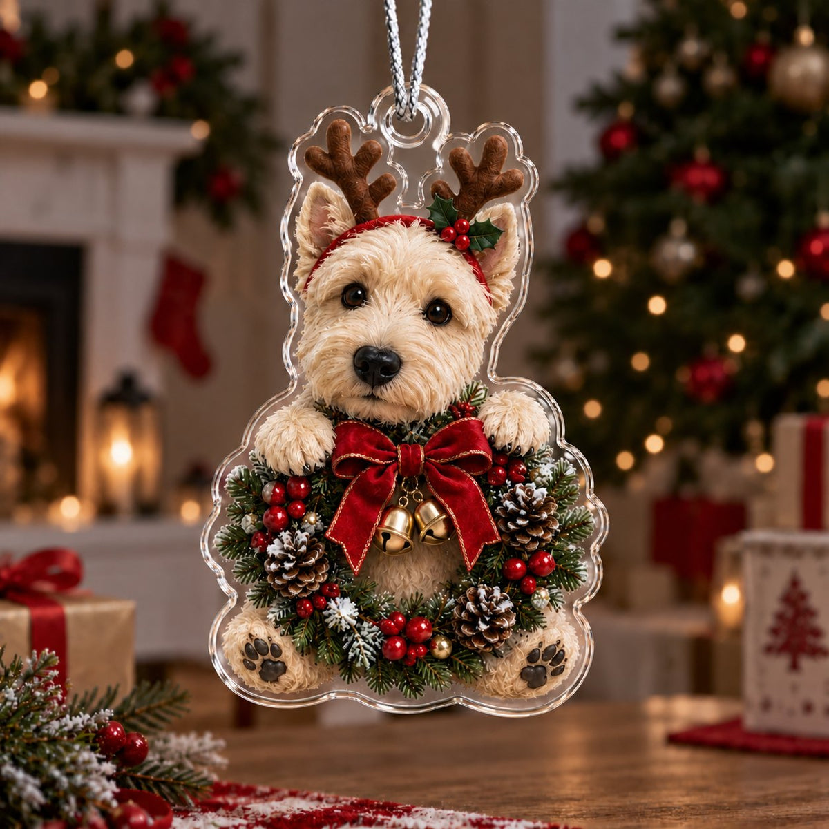 Gifts of the North Pole Christmas Ornament