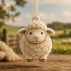 Cute Sheep Christmas Ornament