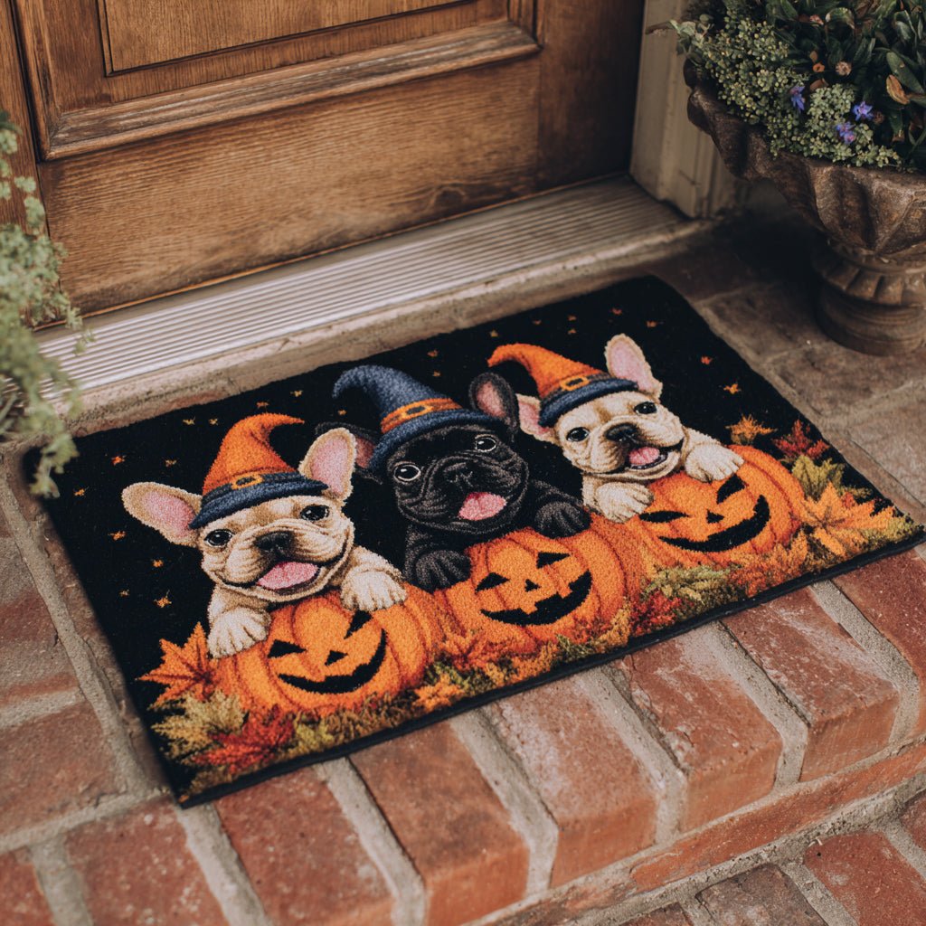 Cute French Bulldog Doormat - Cute Animal Design | Printed Welcome Doormat