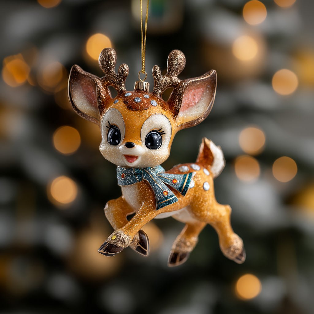 Dancing Antlers Christmas Ornament
