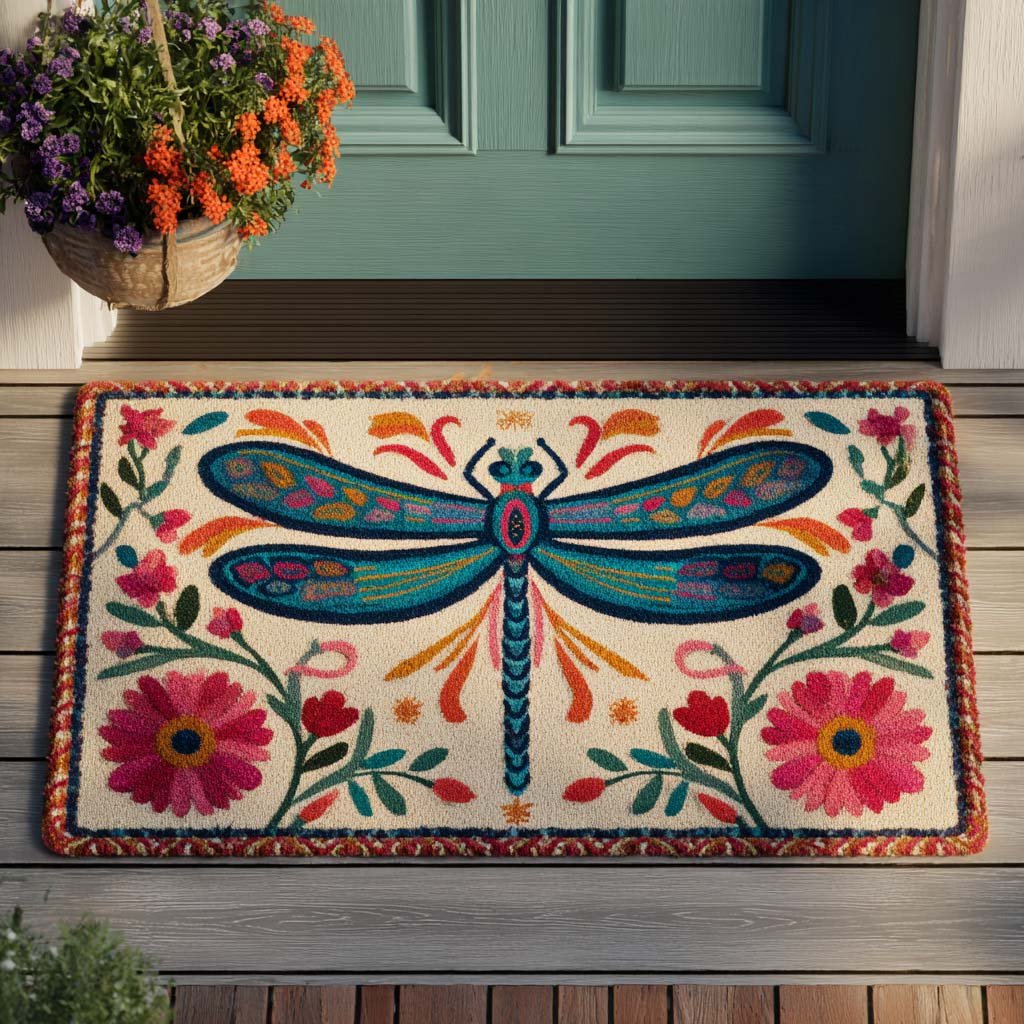 Dancing Wings Doormat - Nature Design | Printed Welcome Doormat