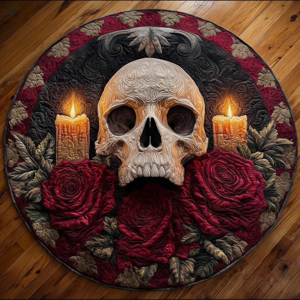 Dark Romance Round Mat Rug - Nature Design | Serene Home Decor