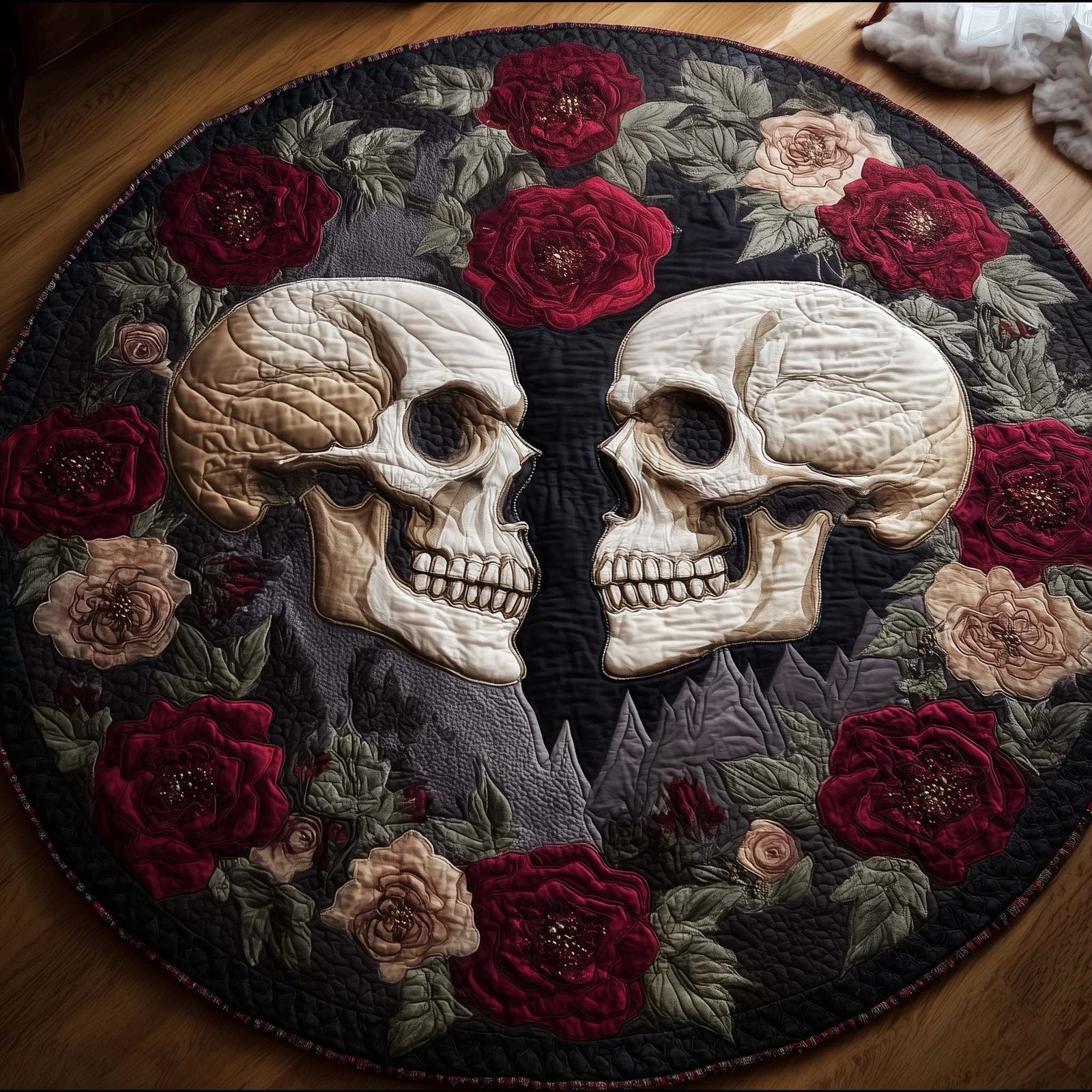Dark Romance Round Mat Rug - Nature Design | Serene Home Decor