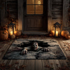 Dark Zombie Gate Doormat - Nature Design | Printed Welcome Doormat