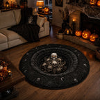 Dead Crawler Round Mat Rug - washable non-slip printed rug