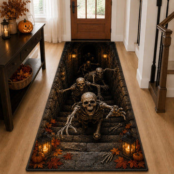 Death Reach Runner Rug - Nature Design | Serene Runner Rug (Design 1)