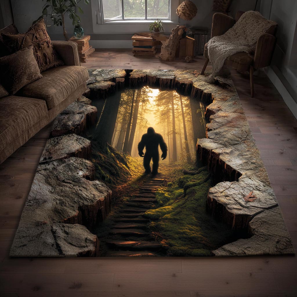 Deep Wilderness area rug in a living room