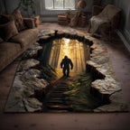Deep Wilderness area rug in a living room