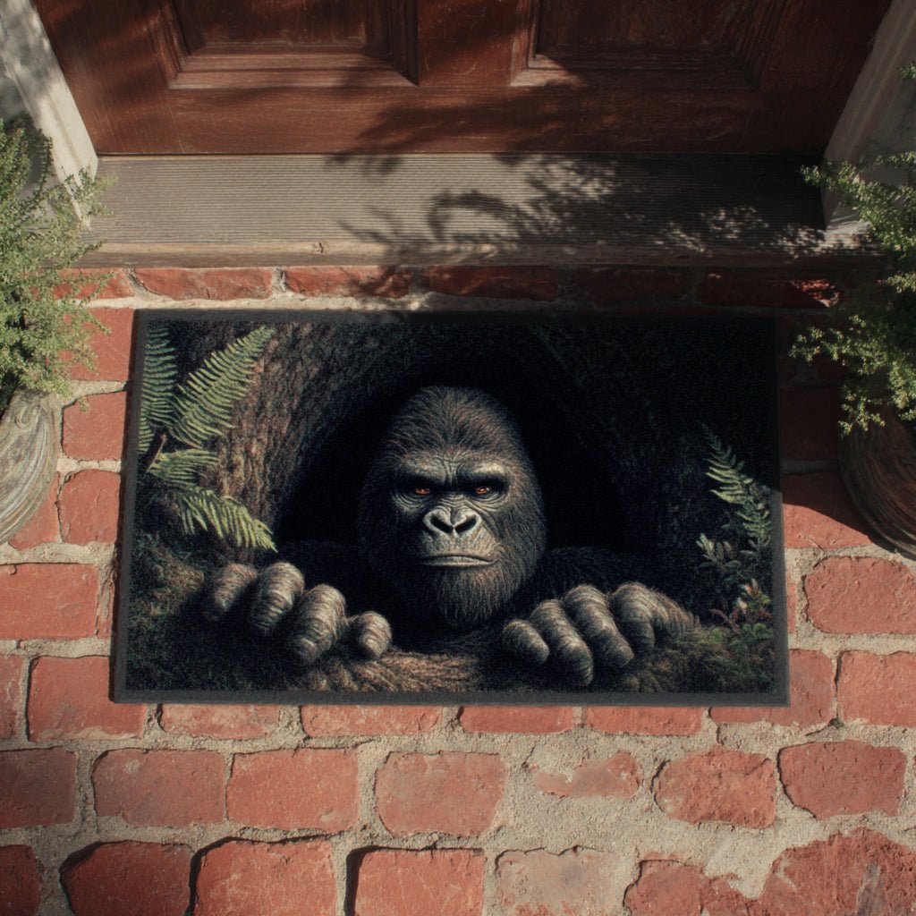 Deepwood Bigfoot Gaze Doormat - Nature Design | Printed Welcome Doormat