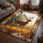 Deer Haven area rug in a living room