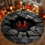 Demon Eye Round Mat Rug