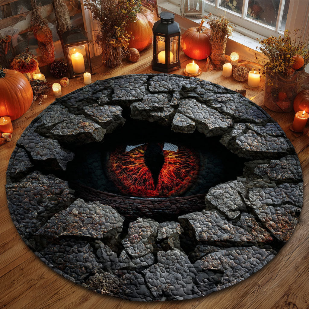 Demon Eye Round Mat Rug